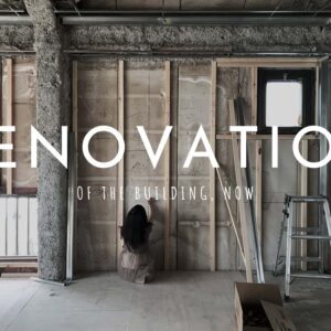 古いビルのリノベーション中_renovation_of_the_building_now